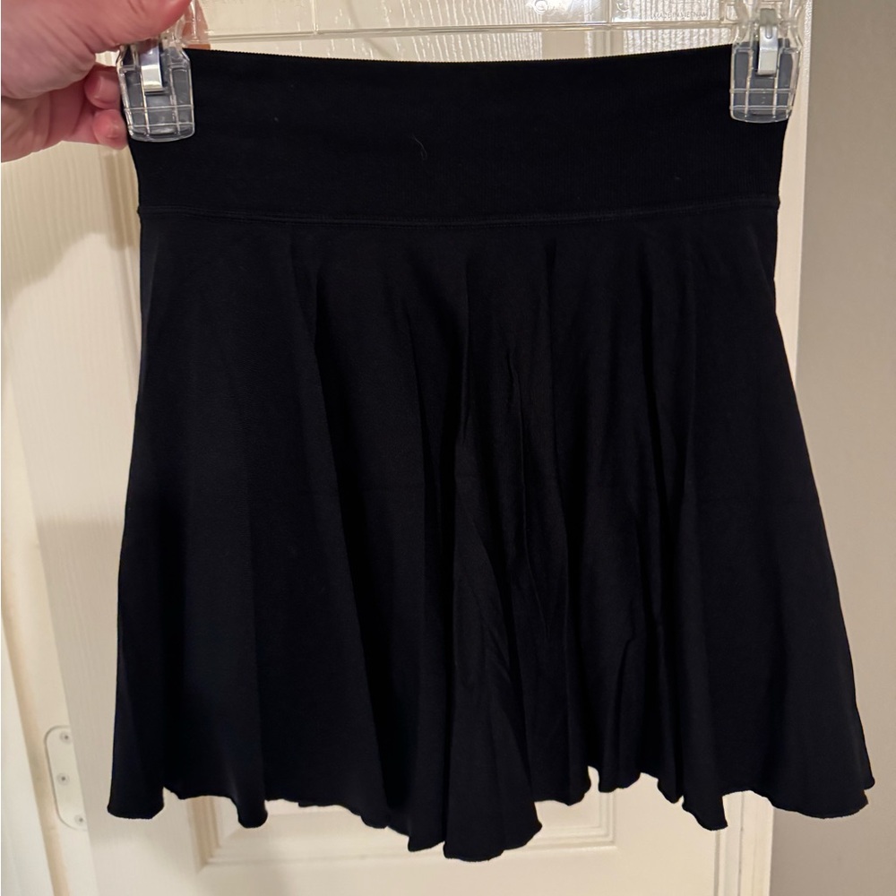 OQQ Black Athletic Skirt with shorts NWOTs